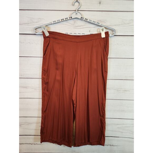 Arizona‎ Jean Co. Women's Brown High Rise Rayon Capri Pants Size XXL NWT - Picture 1 of 7
